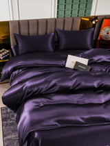[Deep Purple] SilkSilky  Bedding Set 004