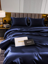[Dark Blue] SilkSilky  Bedding Set 005