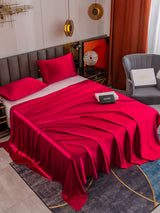 [Wine] SilkSilky  Bedding Set 001