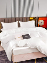 [White] SilkSilky  Bedding Set 005