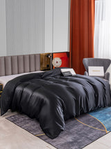 [Black] SilkSilky  Duvet Covers 002