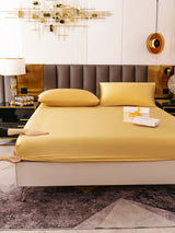 [Champagne] SilkSilky  Bedding Set 005