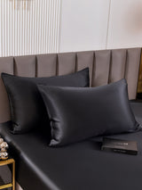[Black] SilkSilky  Pillowcases 003