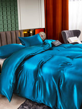 [Teal] SilkSilky  Bedding Set 005