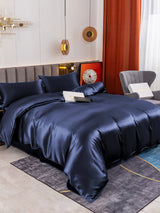 [Dark Blue] SilkSilky  Bedding Set 003