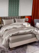 [Gray] SilkSilky  Bedding Set 002