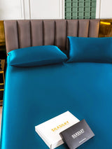 [Teal] SilkSilky  Bedding Set 005