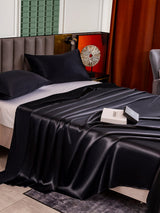 [Black] SilkSilky  Bedding Set 004