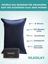 [Dark Blue] SilkSilky  Pillowcases 002