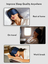 [Dark Blue] SilkSilky  Eye Mask 008