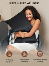 [Black] SilkSilky  Pillowcases 005