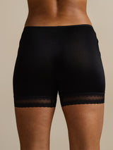 [Black] SilkSilky  Pure Silk Panty 002,