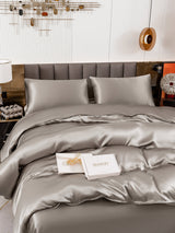 [Gray] SilkSilky  Bedding Set 005
