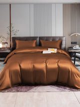 [Coffee] SilkSilky  Bedding Set 005