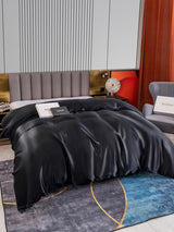 [Black] SilkSilky  Duvet Covers 004