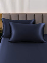 [Dark Blue] SilkSilky  Pillowcases 001