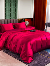 [Wine] SilkSilky  Bedding Set 003