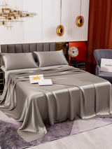 [Gray] SilkSilky  Bedding Set 003