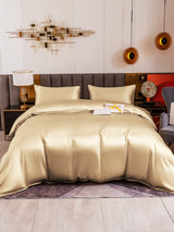 [Beige] SilkSilky  Bedding Set 005