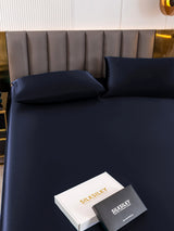 [Dark Blue] SilkSilky  Bedding Set 005