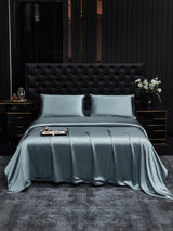 [Grayish Blue] SilkSilky  Bedding Set 001