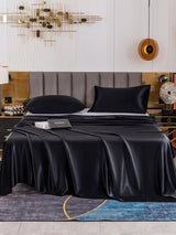 [Black] SilkSilky  Bedding Set 002