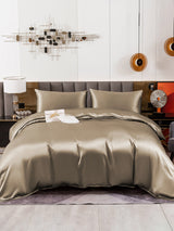 [Khaki] SilkSilky  Bedding Set 002