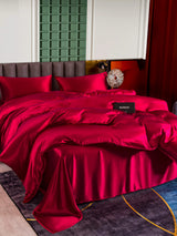 [Wine] SilkSilky  Bedding Set 002
