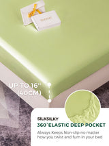 [Mint Green] SilkSilky  Bedding Set 004