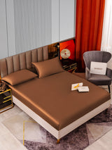 [Coffee] SilkSilky  Bedding Set 002