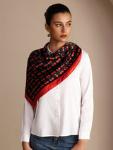 [Black Cherry] SilkSilky  Scarf 007