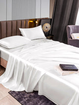 [White] SilkSilky  Bedding Set 007