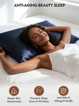 [Dark Blue] SilkSilky  Pillowcases 003