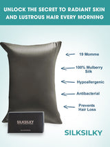 [Dark Gray] SilkSilky  Pillowcases 003