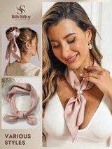 [Pink] SilkSilky  Scarf 002