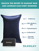 [Dark Blue] SilkSilky  Pillowcases 003