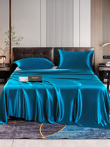 [Teal] SilkSilky  Bedding Set 001