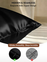 [Black] SilkSilky  Pillowcases 006