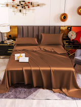 [Coffee] SilkSilky  Bedding Set 002