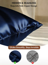 [Dark Blue] SilkSilky  Pillowcases 006
