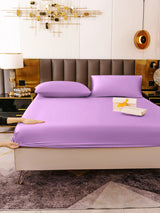 [Lavender] SilkSilky  Bedding Set 006