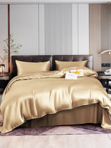 [Beige] SilkSilky  Bedding Set 001