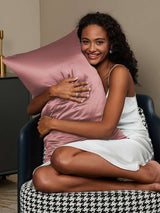 [Pale Mauve] SilkSilky Pillowcase 002
