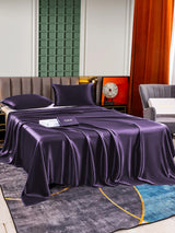 [Deep Purple] SilkSilky  Bedding Set 003
