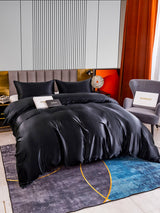 [Black] SilkSilky  Bedding Set 005