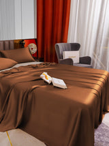 [Coffee] SilkSilky  Bedding Set 005
