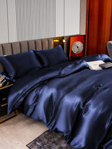 [Dark Blue] SilkSilky  Bedding Set 006
