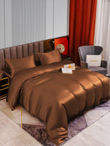 [Coffee] SilkSilky  Bedding Set 002