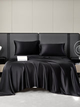 [Black] SilkSilky  Bedding Set 007