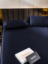 [Dark Blue] SilkSilky  Bedding Set 005